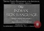 Image Indian sign language United States USA, 1931, de la seconde 9 séquences d'archives historiques vidéo 65675069787