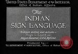 Image Indian sign language United States USA, 1931, de la seconde 15 séquences d'archives historiques vidéo 65675069787