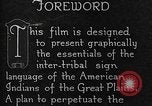 Image Indian sign language United States USA, 1931, de la seconde 29 séquences d'archives historiques vidéo 65675069787