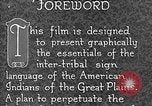 Image Indian sign language United States USA, 1931, de la seconde 30 séquences d'archives historiques vidéo 65675069787