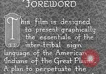 Image Indian sign language United States USA, 1931, de la seconde 32 séquences d'archives historiques vidéo 65675069787