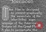 Image Indian sign language United States USA, 1931, de la seconde 34 séquences d'archives historiques vidéo 65675069787