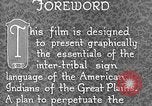 Image Indian sign language United States USA, 1931, de la seconde 38 séquences d'archives historiques vidéo 65675069787