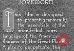 Image Indian sign language United States USA, 1931, de la seconde 40 séquences d'archives historiques vidéo 65675069787
