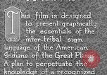Image Indian sign language United States USA, 1931, de la seconde 42 séquences d'archives historiques vidéo 65675069787