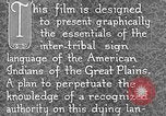 Image Indian sign language United States USA, 1931, de la seconde 45 séquences d'archives historiques vidéo 65675069787