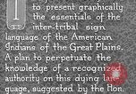 Image Indian sign language United States USA, 1931, de la seconde 47 séquences d'archives historiques vidéo 65675069787