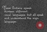 Image Native American Indian Conference sur la langue des signes Montana United States USA, 1931, de la seconde 61 séquences d'archives historiques vidéo 65675069788