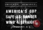 Image of America’s Cup Newport Rhode Island USA, 1937, second 1 stock footage video 65675069860