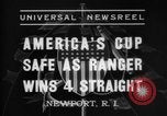 Image of America’s Cup Newport Rhode Island USA, 1937, second 3 stock footage video 65675069860