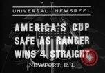 Image of America’s Cup Newport Rhode Island USA, 1937, second 9 stock footage video 65675069860