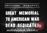 Standbild American Memorial Montfaucon Frankreich, 1937, aus Sekunde 1 historischem Filmmaterial Videoclip 65675069864