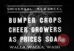 Standbild Weizen ernten Walla Walla Washington USA, 1937, aus Sekunde 1 historischem Filmmaterial Videoclip 65675069866