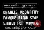Standbild Charlie McCarthy Los Angeles California USA, 1937, aus Sekunde 5 historischem Filmmaterial Videoclip 65675069867