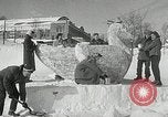 Image de sculpture sur neige Lake Placid New York USA, 1954, de la seconde 6 séquences d'archives historiques vidéo 65675069892