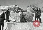 Image de sculpture sur neige Lake Placid New York USA, 1954, de la seconde 9 séquences d'archives historiques vidéo 65675069892