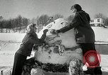 Image de sculpture sur neige Lake Placid New York USA, 1954, de la seconde 11 séquences d'archives historiques vidéo 65675069892