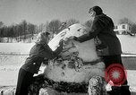 Image de sculpture sur neige Lake Placid New York USA, 1954, de la seconde 13 séquences d'archives historiques vidéo 65675069892