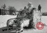 Image de sculpture sur neige Lake Placid New York USA, 1954, de la seconde 16 séquences d'archives historiques vidéo 65675069892