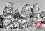 Image de sculpture sur neige Lake Placid New York USA, 1954, de la seconde 19 séquences d'archives historiques vidéo 65675069892