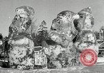 Image de sculpture sur neige Lake Placid New York USA, 1954, de la seconde 22 séquences d'archives historiques vidéo 65675069892