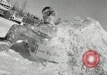 Image de sculpture sur neige Lake Placid New York USA, 1954, de la seconde 23 séquences d'archives historiques vidéo 65675069892