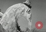 Image de sculpture sur neige Lake Placid New York USA, 1954, de la seconde 41 séquences d'archives historiques vidéo 65675069892