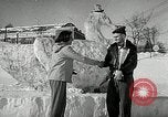 Image de sculpture sur neige Lake Placid New York USA, 1954, de la seconde 45 séquences d'archives historiques vidéo 65675069892