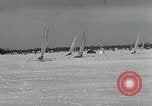 Immagine di Ice boat race Michigan United States USA, 1954, secondo 17 filmato di repertorio 65675069894