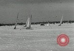 Immagine di Ice boat race Michigan United States USA, 1954, secondo 18 filmato di repertorio 65675069894