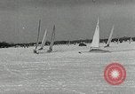 Immagine di Ice boat race Michigan United States USA, 1954, secondo 19 filmato di repertorio 65675069894