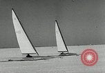 Immagine di Ice boat race Michigan United States USA, 1954, secondo 25 filmato di repertorio 65675069894