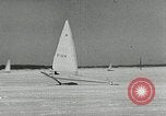 Immagine di Ice boat race Michigan United States USA, 1954, secondo 27 filmato di repertorio 65675069894