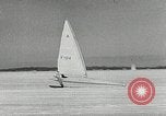 Immagine di Ice boat race Michigan United States USA, 1954, secondo 28 filmato di repertorio 65675069894