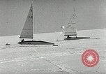 Immagine di Ice boat race Michigan United States USA, 1954, secondo 31 filmato di repertorio 65675069894