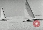 Immagine di Ice boat race Michigan United States USA, 1954, secondo 33 filmato di repertorio 65675069894
