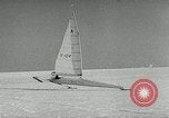 Immagine di Ice boat race Michigan United States USA, 1954, secondo 34 filmato di repertorio 65675069894