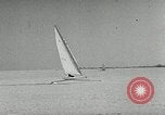 Immagine di Ice boat race Michigan United States USA, 1954, secondo 37 filmato di repertorio 65675069894