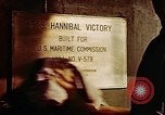 Image of SS Hannibal Victory San Francisco California USA, 1946, second 10 stock footage video 65675069915