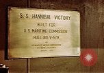 Image of SS Hannibal Victory San Francisco California USA, 1946, second 15 stock footage video 65675069915