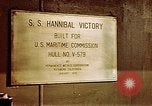 Image of SS Hannibal Victory San Francisco California USA, 1946, second 17 stock footage video 65675069915