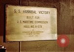 Image of SS Hannibal Victory San Francisco California USA, 1946, second 19 stock footage video 65675069915