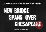 Immagine di Chesapeake Bay Bridge-Tunnel Maryland United States USA, 1952, secondo 26 filmato di repertorio 65675069998