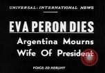 Immagine di Eva Peron della morte Buenos Aires Argentina, 1952, secondo 6 filmato di repertorio 65675069999