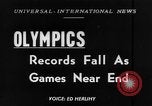 Standbild Olympische Rekorde Helsinki Finnland, 1952, aus Sekunde 1 historischem Filmmaterial Videoclip 65675070005