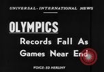 Standbild Olympische Rekorde Helsinki Finnland, 1952, aus Sekunde 3 historischem Filmmaterial Videoclip 65675070005