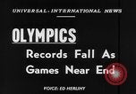 Standbild Olympische Rekorde Helsinki Finnland, 1952, aus Sekunde 4 historischem Filmmaterial Videoclip 65675070005