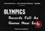 Standbild Olympische Rekorde Helsinki Finnland, 1952, aus Sekunde 5 historischem Filmmaterial Videoclip 65675070005