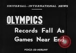 Standbild Olympische Rekorde Helsinki Finnland, 1952, aus Sekunde 6 historischem Filmmaterial Videoclip 65675070005