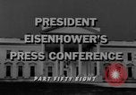 Image Dwight Eisenhower Washington DC USA, 1958, de la seconde 3 séquences d'archives historiques vidéo 65675070006